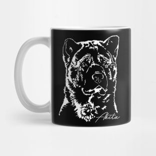 Akita dog lover portrait Mug